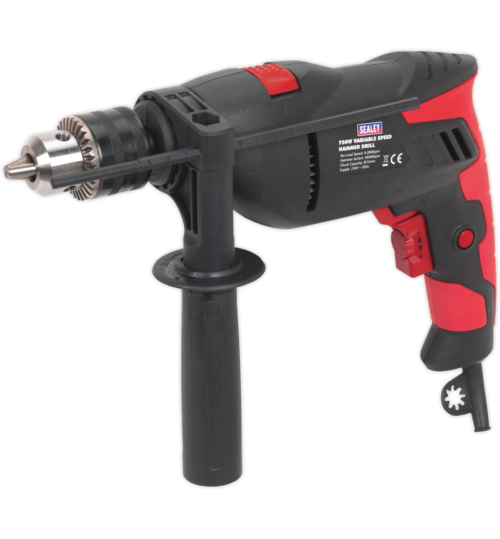 Hammer Drill Ø13mm Variable Speed with Reverse 750W/230V